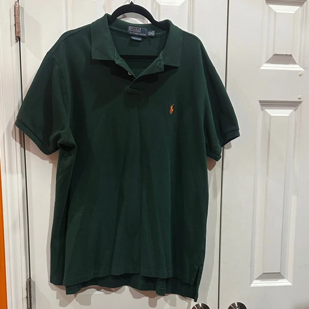 NWOT Polo by Ralph Lauren Men's Dark Green Polo Shirt size XXL